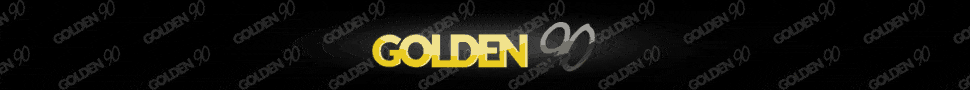 Animated leaderboard: Messi and Ronaldo flank the Golden 90 logo — 100% first deposit bonus, 18% plus 5 AZN bonus for card deposits