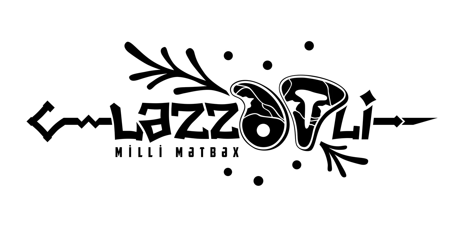 The one-color black version of the Lezzetli logo